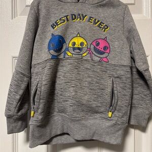 Nickelodeon Gray and Blue Graphic Sweatshirt